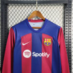 Barca 2023 L/S Home Shirt - Image 3